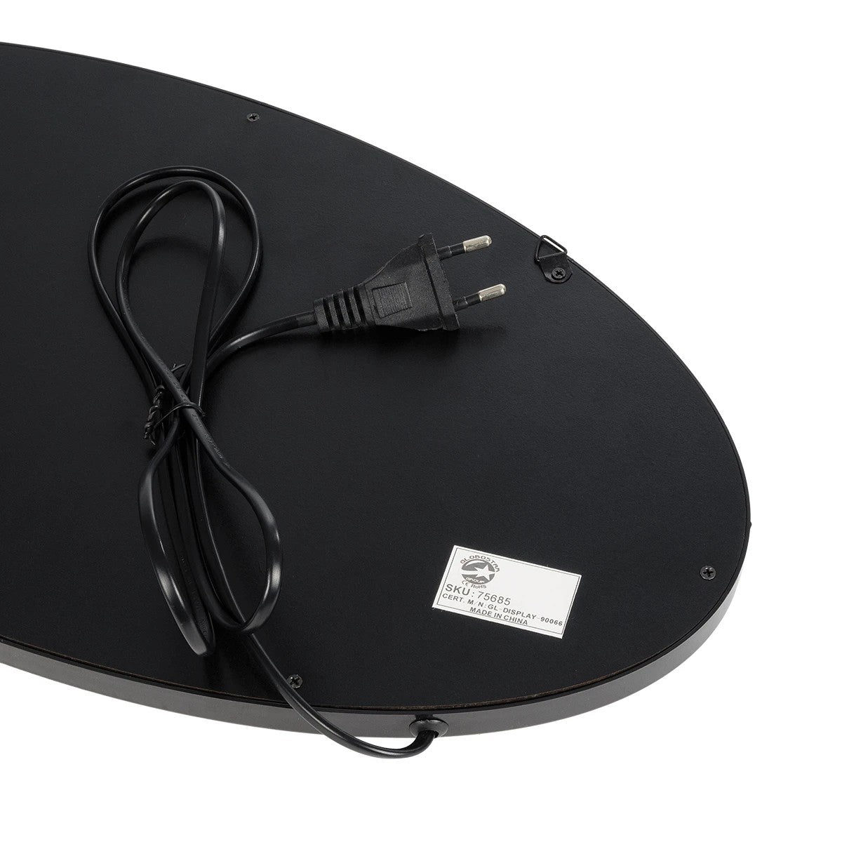 GloboStar® 75685 Φωτιστικό Ταμπέλα LED Οβάλ Σήμανσης PIZZA 3W με Πρίζα AC 230V - Μ48 x Π1.8 x Υ24.5cm - ledmania.gr
