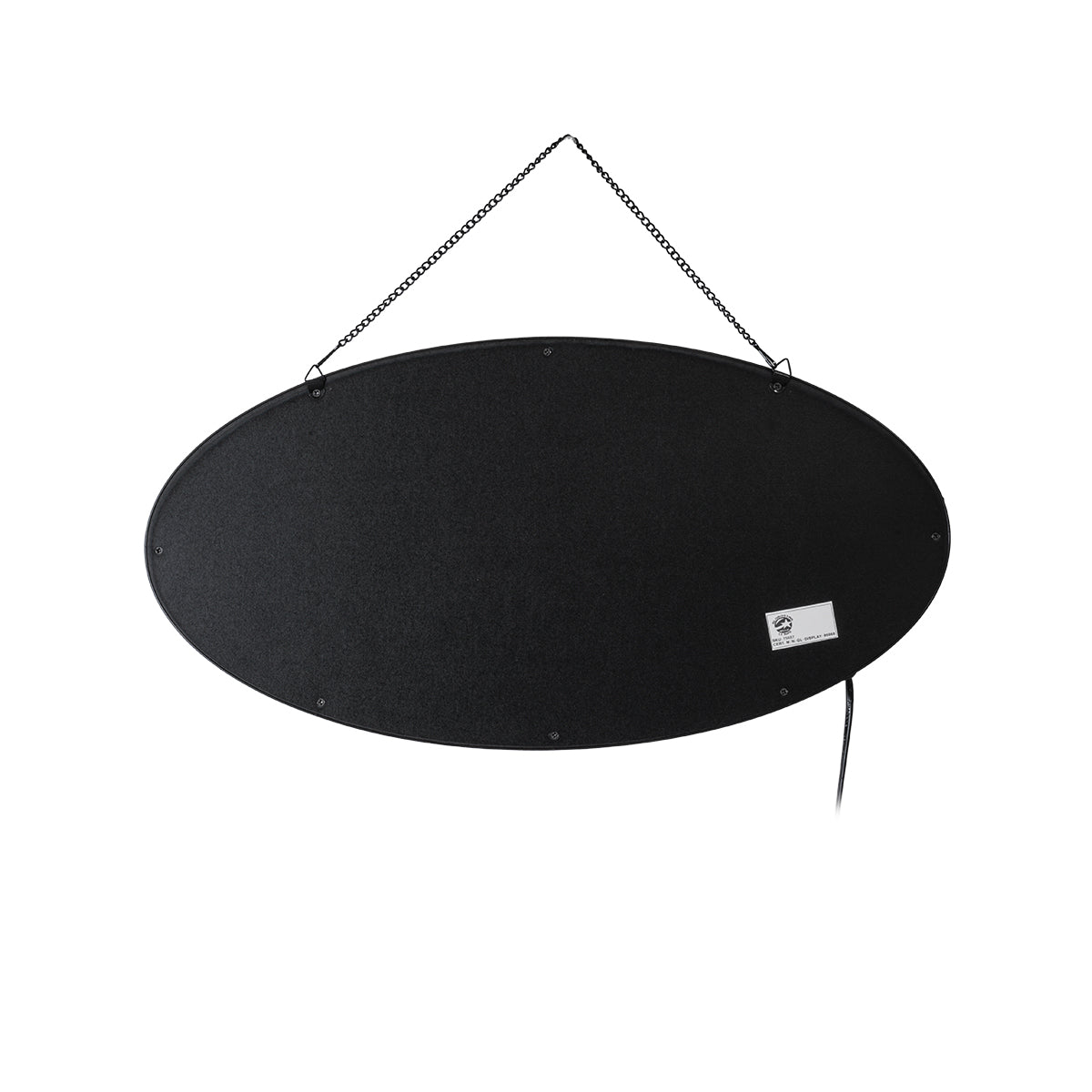 GloboStar® 75687 Φωτιστικό Ταμπέλα LED Οβάλ Σήμανσης COFFEE με Πρίζα AC 230V Μ48 x Π1.8 x Υ24.5cm - ledmania.gr