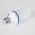 GLOBOSTAR® TUBATO 76075 Λάμπα E27 LED 9W 350lm 260° AC 220-240V IP20 Πορτοκαλί 1800K με Εφέ Φλόγας & Αναστροφή - Λευκό Γαλακτερό - Μ6 x Π6 x Υ15cm - 2 Χρόνια Εγγύηση