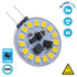GloboStar® 76105 Λάμπα G4 LED SMD 2835 3W 330lm 120° DC 12-24V Side Pin Φυσικό Λευκό 4500K Dimmable - ledmania.gr
