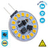 GloboStar® 76106 Λάμπα G4 LED SMD 2835 3W 300lm 120° DC 12-24V Side Pin Θερμό Λευκό 3000K Dimmable - ledmania.gr