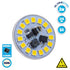 GloboStar® 76108 Λάμπα G4 LED SMD 2835 3W 330lm 120° DC 12-24V Back Pin Φυσικό Λευκό 4500K Dimmable - ledmania.gr