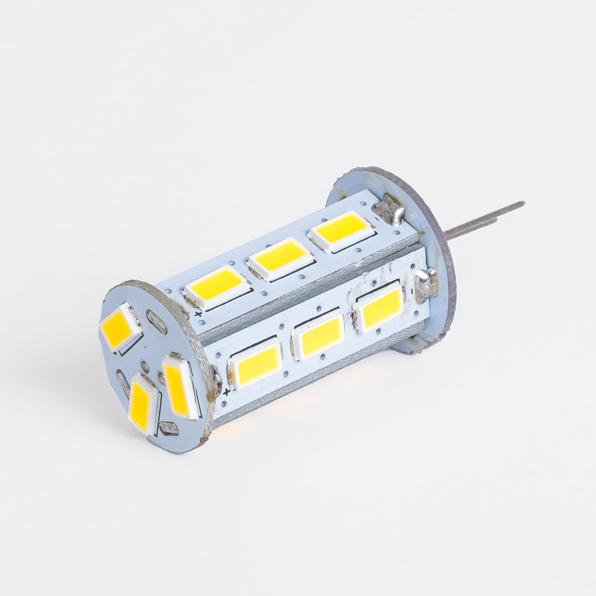 GloboStar® 76133 Λάμπα LED G4 SMD 5630 5W 600lm 320° DC 12-24V IP20 Φ1.8 x Υ4.3cm Ψυχρό Λευκό 6000K Dimmable - 2 Χρόνια Εγγύηση - ledmania.gr