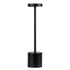GloboStar® JOJO 76520 Μοντέρνο Επιτραπέζιο Φωτιστικό Πορτατίφ LED 1.5W 105lm 120° DC 5V Επαναφορτιζόμενο με Μπαταρία Li-ion 1800mAh - Διακόπτη Αφής με 3 Εναλλαγές Φωτισμού CCT Θερμό - Φυσικό - Ψυχρό 1500K - 4500K - 6000K Dimmable - D8 x H34cm - Μαύρο - ledmania.gr