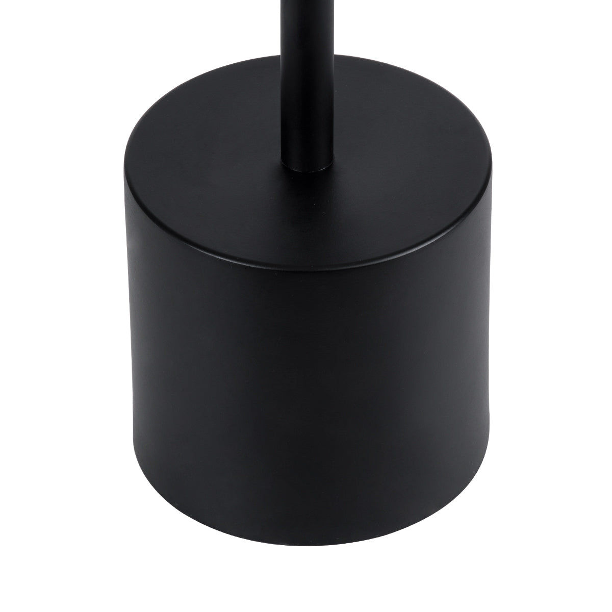 GloboStar® JOJO 76520 Μοντέρνο Επιτραπέζιο Φωτιστικό Πορτατίφ LED 1.5W 105lm 120° DC 5V Επαναφορτιζόμενο με Μπαταρία Li-ion 1800mAh - Διακόπτη Αφής με 3 Εναλλαγές Φωτισμού CCT Θερμό - Φυσικό - Ψυχρό 1500K - 4500K - 6000K Dimmable - D8 x H34cm - Μαύρο - ledmania.gr