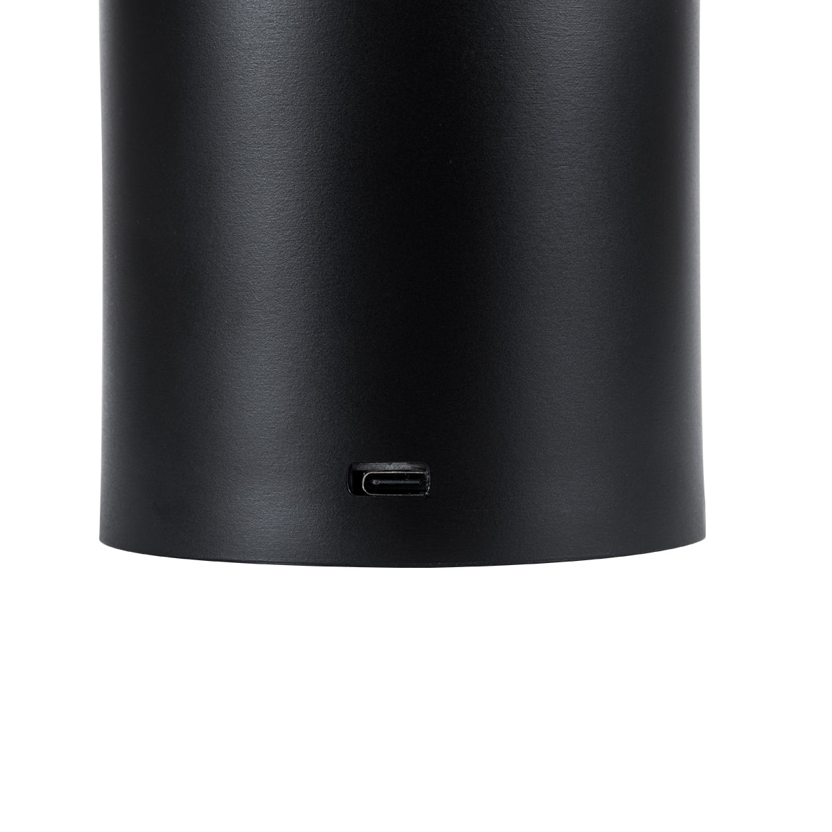 GloboStar® JOJO 76520 Μοντέρνο Επιτραπέζιο Φωτιστικό Πορτατίφ LED 1.5W 105lm 120° DC 5V Επαναφορτιζόμενο με Μπαταρία Li-ion 1800mAh - Διακόπτη Αφής με 3 Εναλλαγές Φωτισμού CCT Θερμό - Φυσικό - Ψυχρό 1500K - 4500K - 6000K Dimmable - D8 x H34cm - Μαύρο - ledmania.gr