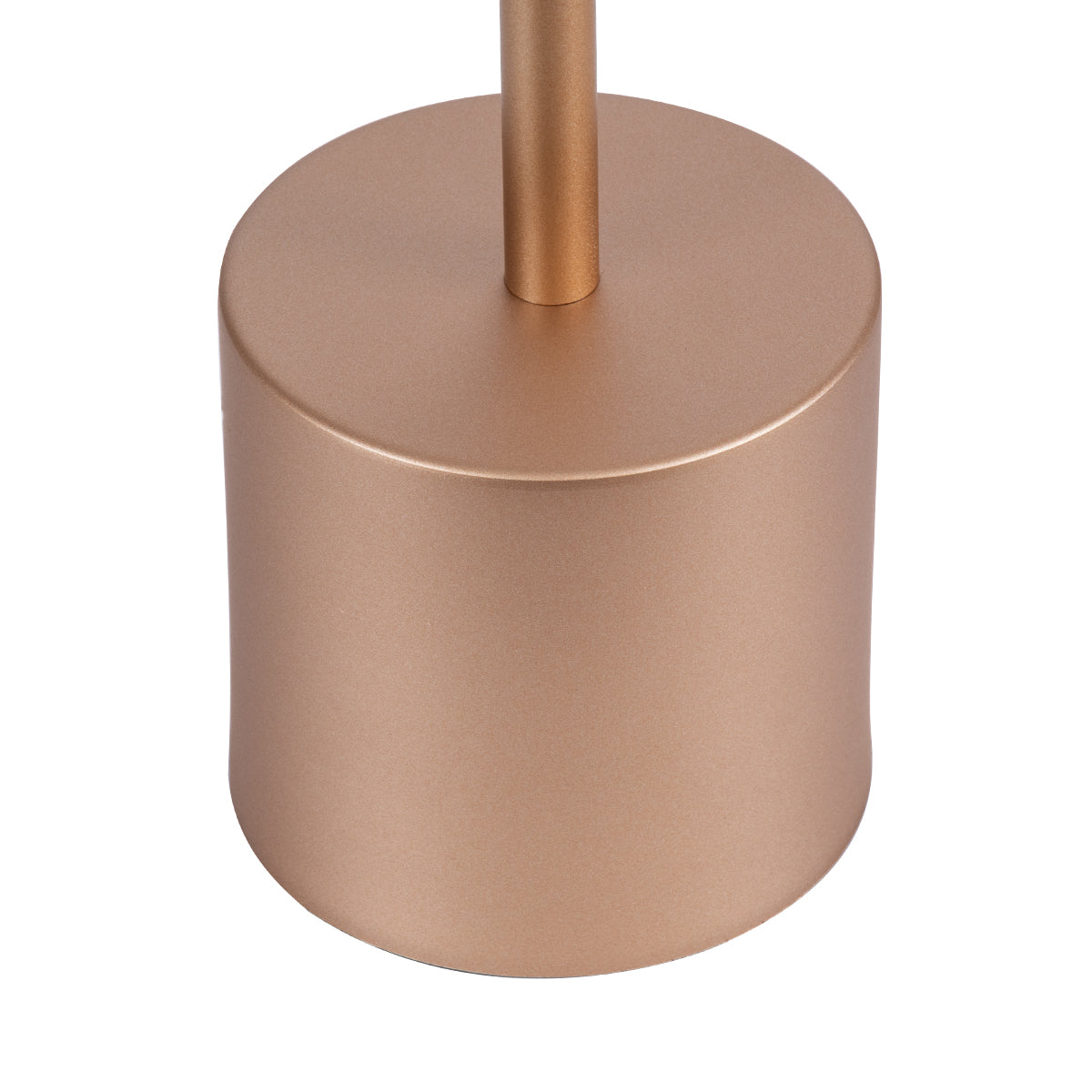 GloboStar® JOJO 76522 Μοντέρνο Επιτραπέζιο Φωτιστικό Πορτατίφ LED 1.5W 105lm 120° DC 5V Επαναφορτιζόμενο με Μπαταρία Li-ion 1800mAh - Διακόπτη Αφής με 3 Εναλλαγές Φωτισμού CCT Θερμό - Φυσικό - Ψυχρό 1500K - 4500K - 6000K Dimmable - D8 x H34cm - Χάλκινο - ledmania.gr