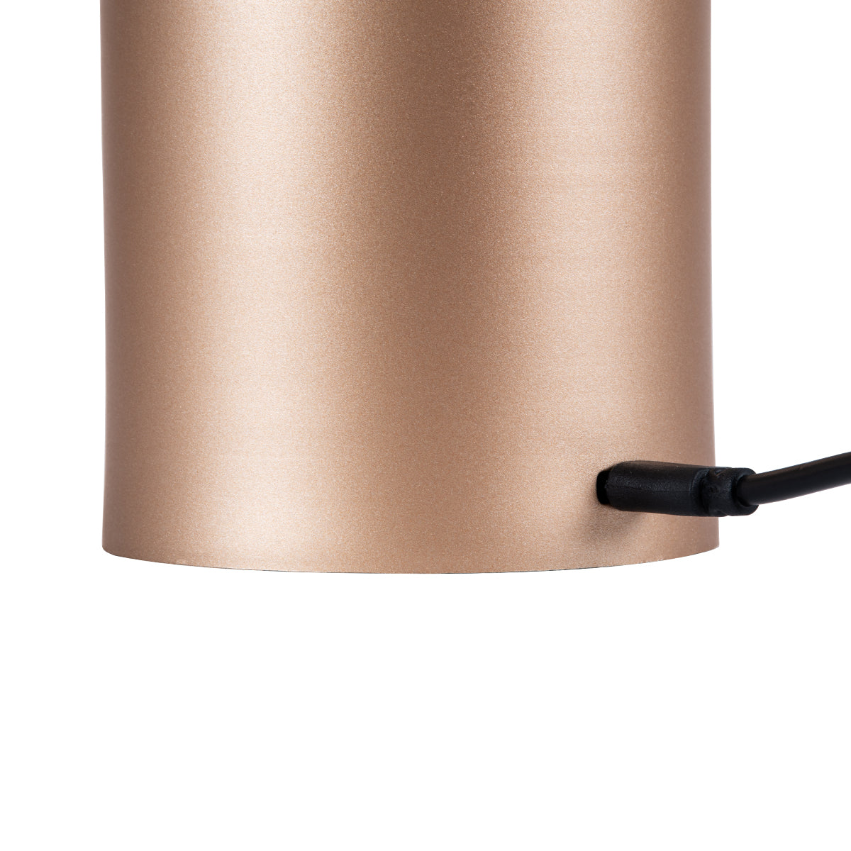 GloboStar® JOJO 76522 Μοντέρνο Επιτραπέζιο Φωτιστικό Πορτατίφ LED 1.5W 105lm 120° DC 5V Επαναφορτιζόμενο με Μπαταρία Li-ion 1800mAh - Διακόπτη Αφής με 3 Εναλλαγές Φωτισμού CCT Θερμό - Φυσικό - Ψυχρό 1500K - 4500K - 6000K Dimmable - D8 x H34cm - Χάλκινο - ledmania.gr