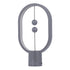 GloboStar® 76545 Επιτραπέζιο Φωτιστικό Πορτατίφ LED 15W 1500lm 360° DC 5V IP20 Θερμό Λευκό 2700K Γκρι & Λευκό Πλαστικό - Μ14 x Π5.5 x Υ24.8cm - 2 Xρόνια Εγγύηση - ledmania.gr