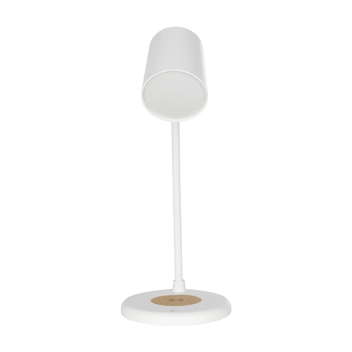 GLOBOSTAR® LUCORA 76555 Μοντέρνο Επιτραπέζιο Φωτιστικό Γραφείου με Ασύρματη Φόρτιση 10W 2A & 4W Bluetooth Ηχείο LED 3W 300lm 120° DC 5V με USB-C IP20 Ρυθμιζόμενο Λευκό CCT με Αφή 2700K/4500K/6000K Dimmable - Sanan SMD Chip - Λευκό - Μ12 x Π12 x Υ34cm -... - ledmania.gr