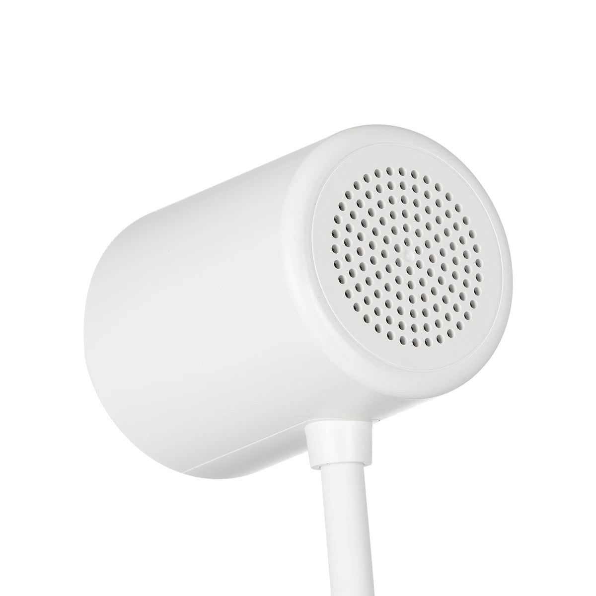 GLOBOSTAR® LUCORA 76555 Μοντέρνο Επιτραπέζιο Φωτιστικό Γραφείου με Ασύρματη Φόρτιση 10W 2A & 4W Bluetooth Ηχείο LED 3W 300lm 120° DC 5V με USB-C IP20 Ρυθμιζόμενο Λευκό CCT με Αφή 2700K/4500K/6000K Dimmable - Sanan SMD Chip - Λευκό - Μ12 x Π12 x Υ34cm -... - ledmania.gr