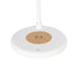 GLOBOSTAR® LUCORA 76555 Μοντέρνο Επιτραπέζιο Φωτιστικό Γραφείου με Ασύρματη Φόρτιση 10W 2A & 4W Bluetooth Ηχείο LED 3W 300lm 120° DC 5V με USB-C IP20 Ρυθμιζόμενο Λευκό CCT με Αφή 2700K/4500K/6000K Dimmable - Sanan SMD Chip - Λευκό - Μ12 x Π12 x Υ34cm -... - ledmania.gr