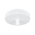 GLOBOSTAR® WALLBASE 77500 Μεταλλική Ροζέτα για Κρέμαση 1 Φωτιστικού - Λευκό - Μ10 x Π10 x Υ2cm - ledmania.gr