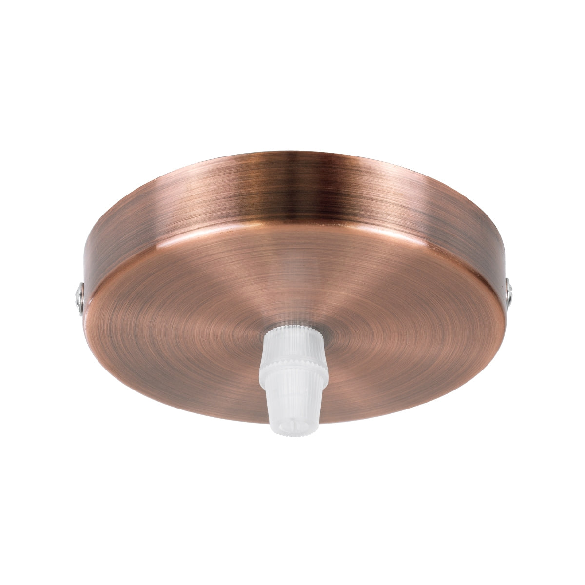 GloboStar® DIY 77504 Επιτοίχια Στρογγυλή Ροζέτα - Βάση για 1 Κρεμαστό Φωτιστικό - Φ10 x Υ2cm - Χάλκινο - Μεταλλικό - 5 Χρόνια Εγγύηση - ledmania.gr