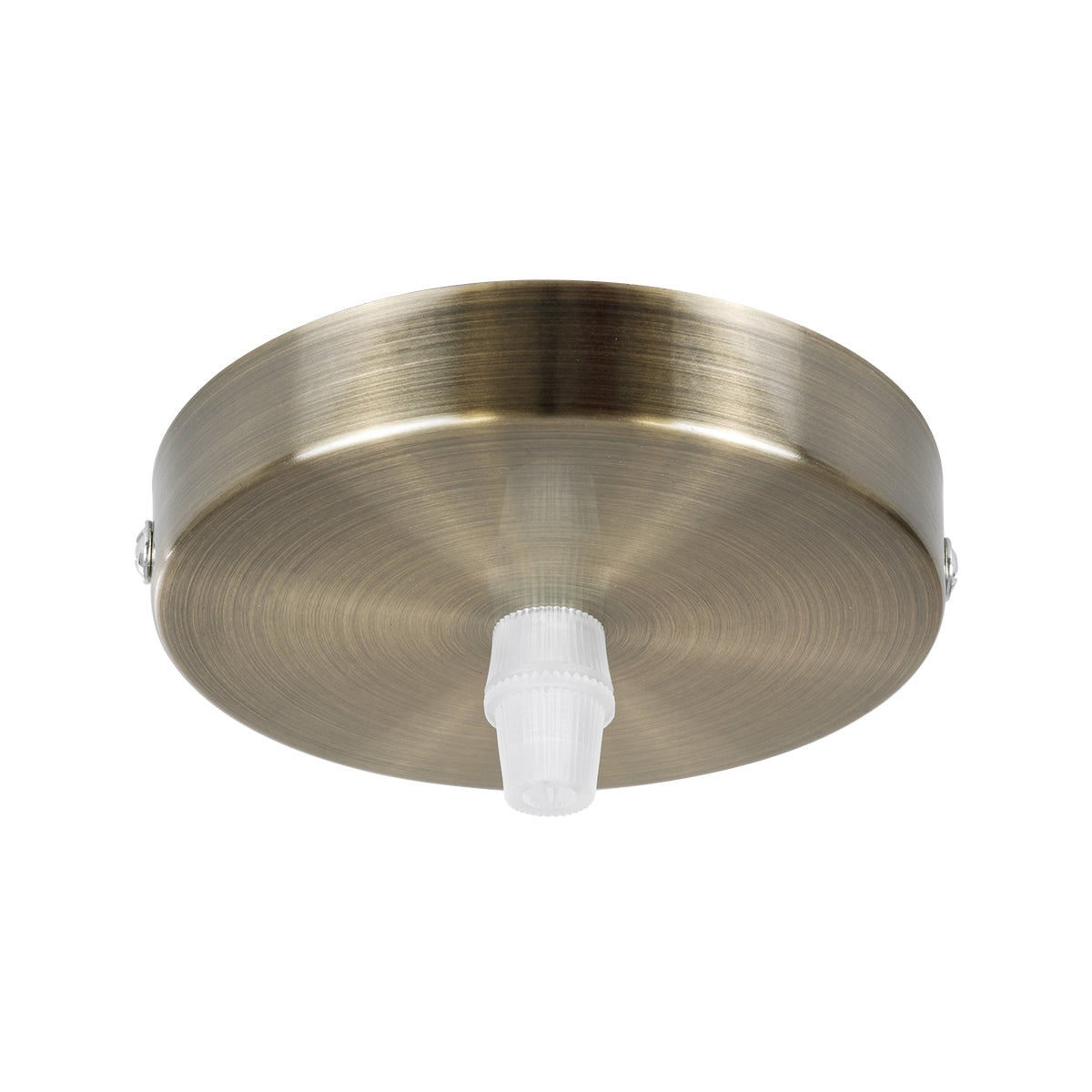 GloboStar® DIY 77505 Επιτοίχια Στρογγυλή Ροζέτα - Βάση για 1 Κρεμαστό Φωτιστικό - Φ10 x Υ2cm - Αντικέ Μπρονζέ - Μεταλλικό - 5 Χρόνια Εγγύηση - ledmania.gr