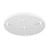 GloboStar® DIY 77540 Επιτοίχια Στρογγυλή Ροζέτα - Βάση για 3 Κρεμαστά Φωτιστικά - Φ40 x Υ3cm - Λευκό - Μεταλλικό - 5 Χρόνια Εγγύηση - ledmania.gr