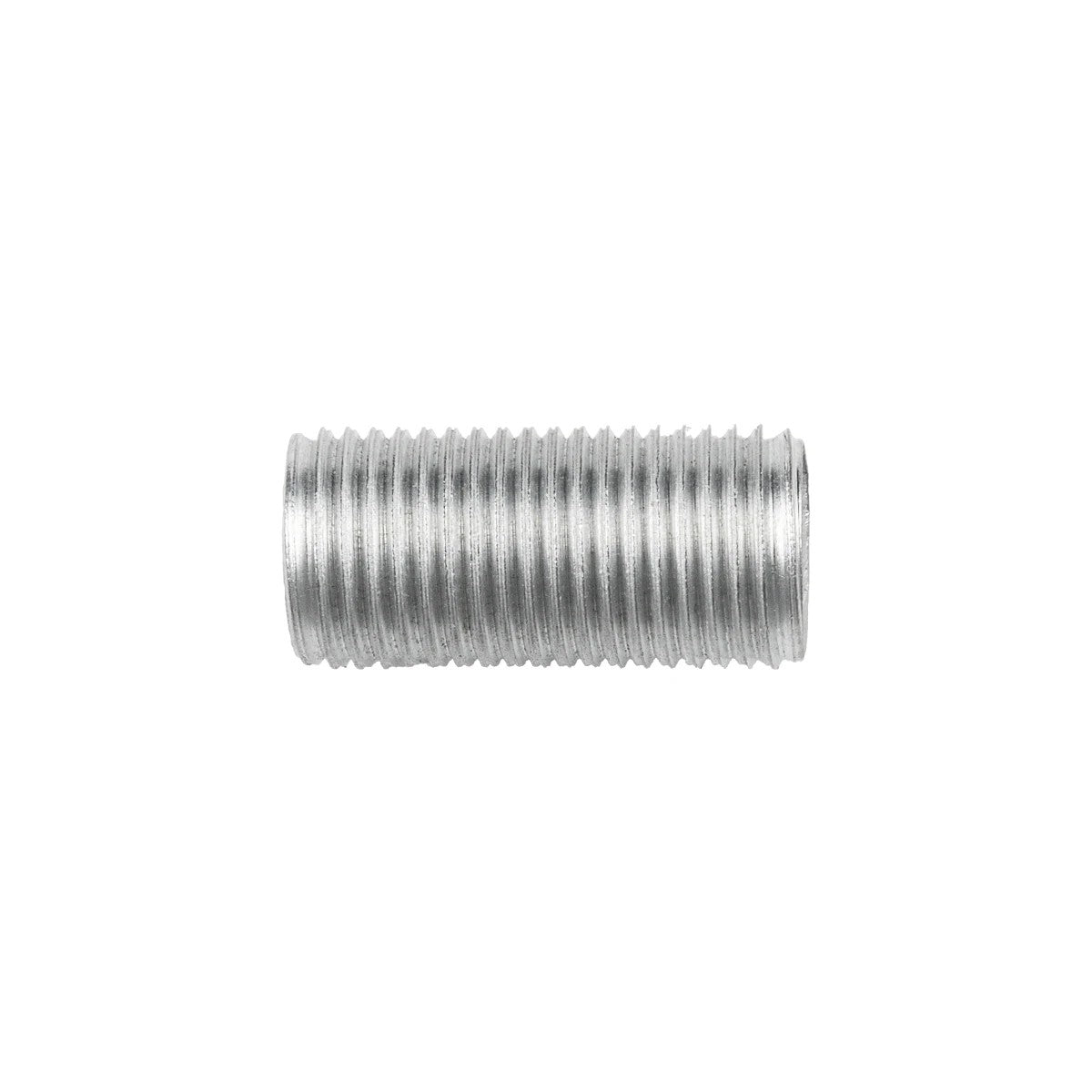 GLOBOSTAR® THREADEDTUBE 77557 Μεταλλικός DIY Σύνδεσμος / Μαστός με M10 Σπείρωμα για Φωτιστικά - Μ2 x Π1 x Υ1cm