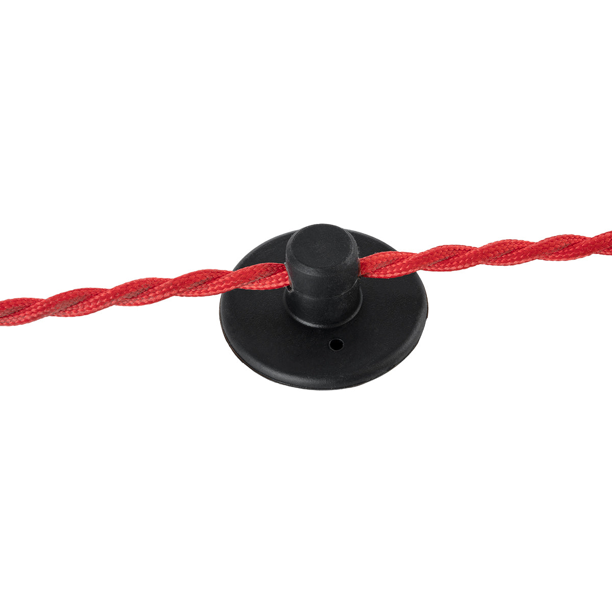 GloboStar® DIY 77560 Επιτοίχιο Εξάρτημα Στήριξης Καλωδίου Φωτιστικού - Φ4.5 x Υ2cm - Μαύρο - Σιλικόνης - 5 Χρόνια Εγγύηση - ledmania.gr