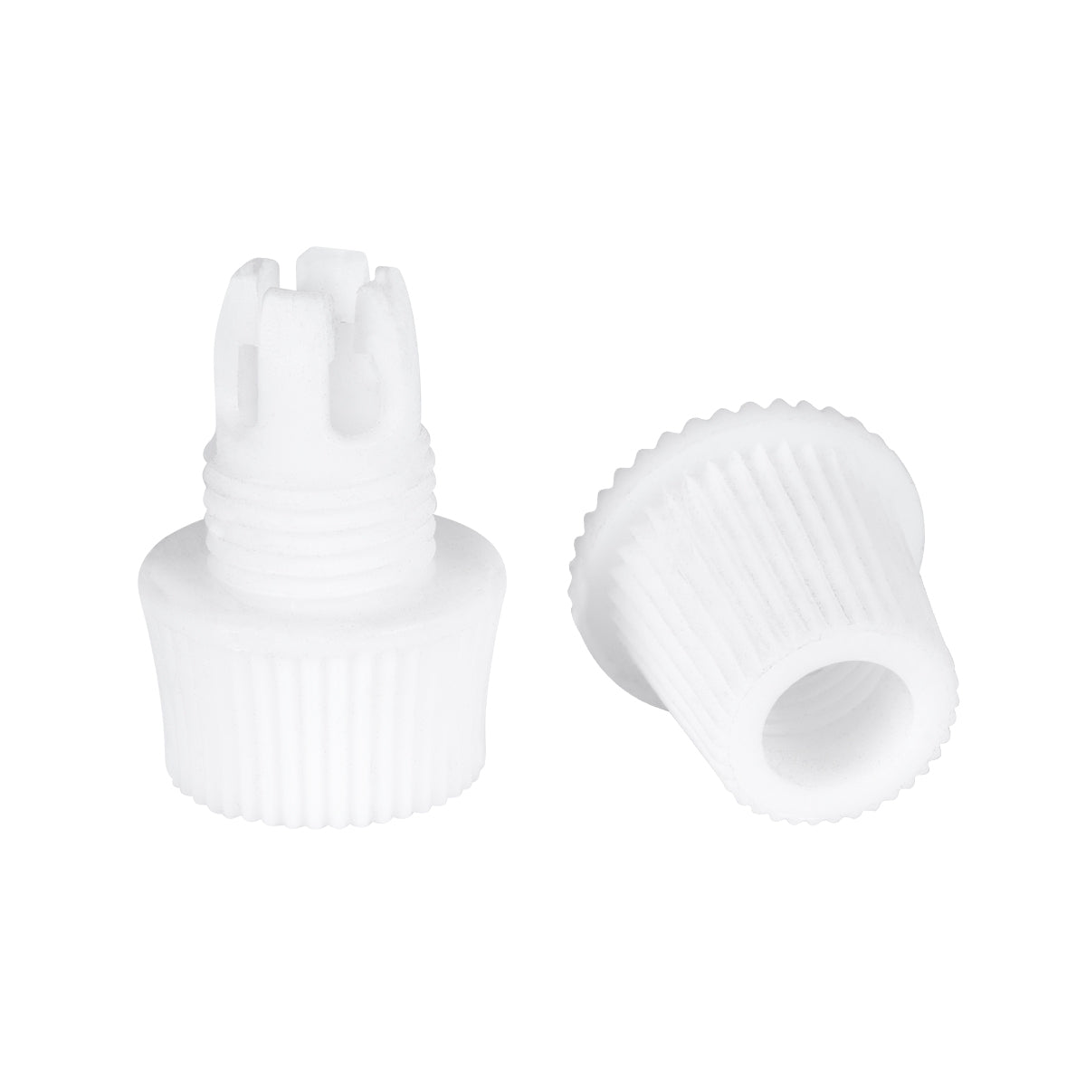 GloboStar® DIY 77563 Επιτοίχιος Στυπιοθλίπτης - Στήριγμα Καλωδίου Φωτιστικού - Φ1.6 x Υ2.3cm - Λευκό - Πλαστικό - 5 Χρόνια Εγγύηση - ledmania.gr