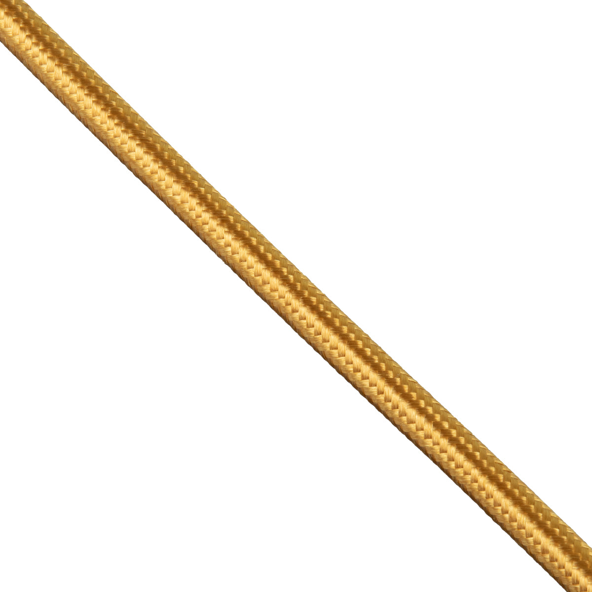 GLOBOSTAR® DECOCABLE 77608 Υφασμάτινο Καλώδιο 2 x 0.75mm² IP20 - Χρυσό - Μ100 x Π0.6 x Υ0.6cm