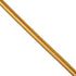 GLOBOSTAR® DECOCABLE 77608 Υφασμάτινο Καλώδιο 2 x 0.75mm² IP20 - Χρυσό - Μ100 x Π0.6 x Υ0.6cm