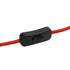 GLOBOSTAR® WHIP 77666 Μοντέρνο DIY Φωτιστικό με Υφασμάτινο Καλώδιο, Ντουί 1 x E27, Διακόπτη On/Off & Πρίζα AC 220-240V IP20 - Κόκκινο & Μαύρο - Μ140 x Π4 x Υ4cm - ledmania.gr