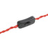 GLOBOSTAR® WHIP 77675 Μοντέρνο DIY Πλεκτό Καλώδιο με Διακόπτη On/Off AC 220-240V IP20 - Κόκκινο & Μαύρο - Μ150 x Π2.7 x Υ1.9cm