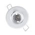 GloboStar® DELTA 77800 Χωνευτό Κινούμενο Στρόγγυλο Σποτ Οροφής για Λάμπα MR11 με Βάση GU5.3 ή GU10 - IP20 - Μεταλλικό - Φ70 x Υ21mm - Λευκό - 5 Χρόνια Εγγύηση - ledmania.gr