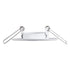 GloboStar® DELTA 77800 Χωνευτό Κινούμενο Στρόγγυλο Σποτ Οροφής για Λάμπα MR11 με Βάση GU5.3 ή GU10 - IP20 - Μεταλλικό - Φ70 x Υ21mm - Λευκό - 5 Χρόνια Εγγύηση - ledmania.gr