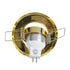 GloboStar® DELTA 77804 Χωνευτό Κινούμενο Στρόγγυλο Σποτ Οροφής για Λάμπα MR11 με Βάση GU5.3 ή GU10 - IP20 - Μεταλλικό - Φ70 x Υ21mm - Χρυσό Πλατίνα - 5 Χρόνια Εγγύηση - ledmania.gr