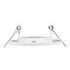 GLOBOSTAR® DELTA 77807 Χωνευτή Βάση για Σποτ MR16 με Ντουί GU10/GU5.3 IP20 - Λευκό - Μ8.3 x Π8.3 x Υ3.1cm / Q6cm - ledmania.gr