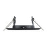 GloboStar® DELTA 77808 Χωνευτό Στρόγγυλο Σποτ Οροφής για Λάμπα MR16 με Βάση GU5.3 ή GU10 - IP20 - Μεταλλικό - Φ83 x Υ31mm - Μαύρο - 5 Χρόνια Εγγύηση - ledmania.gr