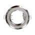 GLOBOSTAR® RAFY 77809 Χωνευτή Βάση για Σποτ MR16 με Ντουί GU10/GU5.3 IP20 - Νίκελ Βούρτσας - Μ8.3 x Π8.3 x Υ3.1cm / Q6cm - ledmania.gr