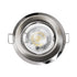 GLOBOSTAR® RAFY 77809 Χωνευτή Βάση για Σποτ MR16 με Ντουί GU10/GU5.3 IP20 - Νίκελ Βούρτσας - Μ8.3 x Π8.3 x Υ3.1cm / Q6cm - ledmania.gr