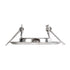 GLOBOSTAR® RAFY 77809 Χωνευτή Βάση για Σποτ MR16 με Ντουί GU10/GU5.3 IP20 - Νίκελ Βούρτσας - Μ8.3 x Π8.3 x Υ3.1cm / Q6cm - ledmania.gr