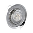 GloboStar® DELTA 77810 Χωνευτό Στρόγγυλο Σποτ Οροφής για Λάμπα MR16 με Βάση GU5.3 ή GU10 - IP20 - Μεταλλικό - Φ83 x Υ31mm - Χρώμιο Νίκελ - 5 Χρόνια Εγγύηση - ledmania.gr