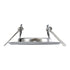GloboStar® DELTA 77810 Χωνευτό Στρόγγυλο Σποτ Οροφής για Λάμπα MR16 με Βάση GU5.3 ή GU10 - IP20 - Μεταλλικό - Φ83 x Υ31mm - Χρώμιο Νίκελ - 5 Χρόνια Εγγύηση - ledmania.gr