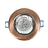 GloboStar® DELTA 77812 Χωνευτό Στρόγγυλο Σποτ Οροφής για Λάμπα MR16 με Βάση GU5.3 ή GU10 - IP20 - Μεταλλικό - Φ83 x Υ31mm - Χάλκινο - 5 Χρόνια Εγγύηση - ledmania.gr
