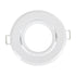 GLOBOSTAR® RAFY 77814 Χωνευτή Κινούμενη Βάση για Σποτ MR16 με Ντουί GU10/GU5.3 IP20 - Λευκό - Μ9.2 x Π9.2 x Υ3.1cm / Q7cm - ledmania.gr