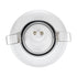 GLOBOSTAR® RAFY 77814 Χωνευτή Κινούμενη Βάση για Σποτ MR16 με Ντουί GU10/GU5.3 IP20 - Λευκό - Μ9.2 x Π9.2 x Υ3.1cm / Q7cm - ledmania.gr