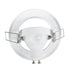 GLOBOSTAR® RAFY 77814 Χωνευτή Κινούμενη Βάση για Σποτ MR16 με Ντουί GU10/GU5.3 IP20 - Λευκό - Μ9.2 x Π9.2 x Υ3.1cm / Q7cm - ledmania.gr