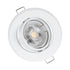 GLOBOSTAR® RAFY 77814 Χωνευτή Κινούμενη Βάση για Σποτ MR16 με Ντουί GU10/GU5.3 IP20 - Λευκό - Μ9.2 x Π9.2 x Υ3.1cm / Q7cm - ledmania.gr