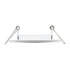 GLOBOSTAR® RAFY 77814 Χωνευτή Κινούμενη Βάση για Σποτ MR16 με Ντουί GU10/GU5.3 IP20 - Λευκό - Μ9.2 x Π9.2 x Υ3.1cm / Q7cm - ledmania.gr