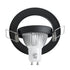 GloboStar® DELTA 77815 Χωνευτό Κινούμενο Στρόγγυλο Σποτ Οροφής για Λάμπα MR16 με Βάση GU5.3 ή GU10 - IP20 - Μεταλλικό - Φ92 x Υ28mm- Μαύρο - 5 Χρόνια Εγγύηση - ledmania.gr