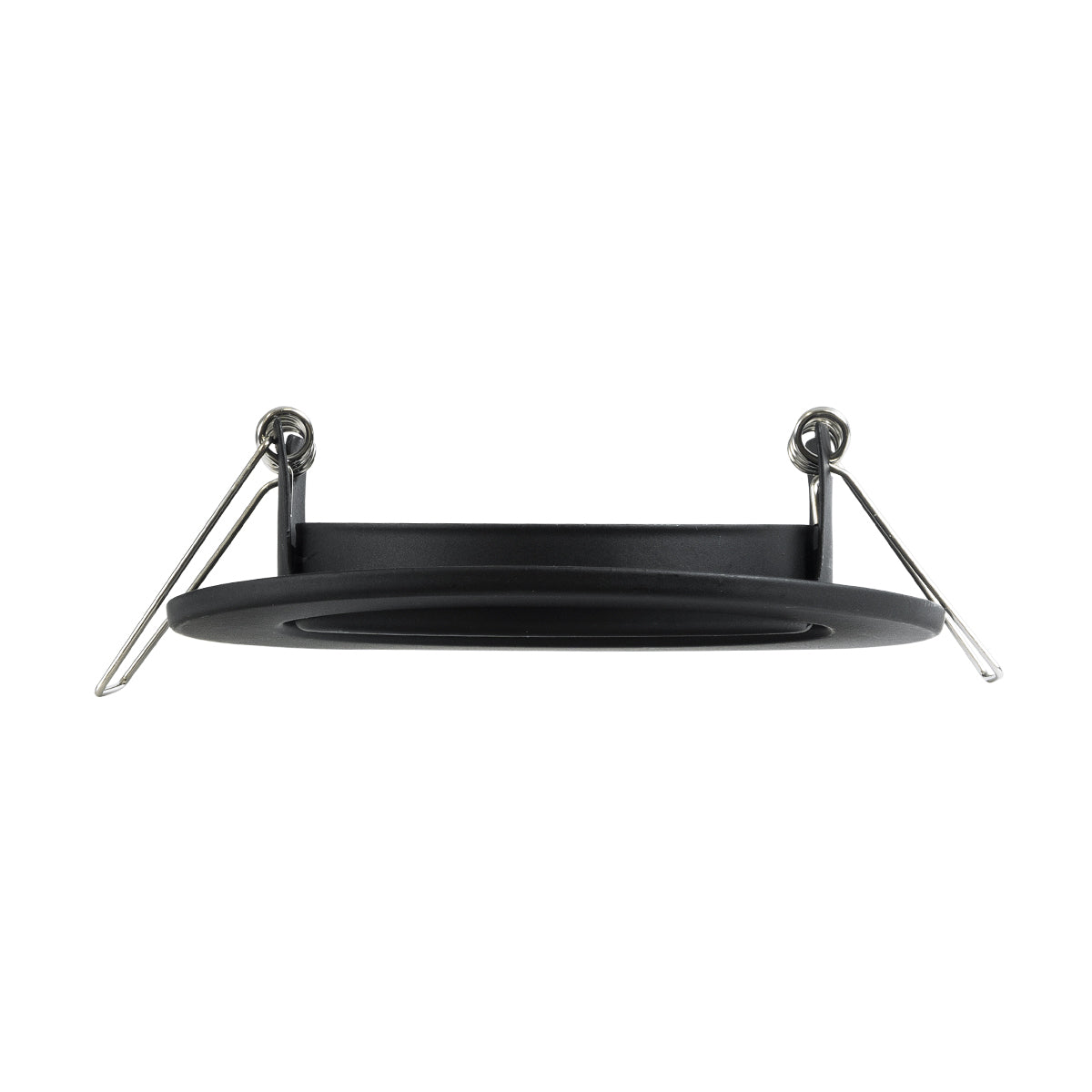 GloboStar® DELTA 77815 Χωνευτό Κινούμενο Στρόγγυλο Σποτ Οροφής για Λάμπα MR16 με Βάση GU5.3 ή GU10 - IP20 - Μεταλλικό - Φ92 x Υ28mm- Μαύρο - 5 Χρόνια Εγγύηση - ledmania.gr