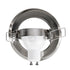 GloboStar® DELTA 77816 Χωνευτό Κινούμενο Στρόγγυλο Σποτ Οροφής για Λάμπα MR16 με Βάση GU5.3 ή GU10 - IP20 - Μεταλλικό - Φ92 x Υ28mm - Ασημί Νίκελ - 5 Χρόνια Εγγύηση - ledmania.gr