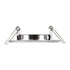 GloboStar® DELTA 77816 Χωνευτό Κινούμενο Στρόγγυλο Σποτ Οροφής για Λάμπα MR16 με Βάση GU5.3 ή GU10 - IP20 - Μεταλλικό - Φ92 x Υ28mm - Ασημί Νίκελ - 5 Χρόνια Εγγύηση - ledmania.gr