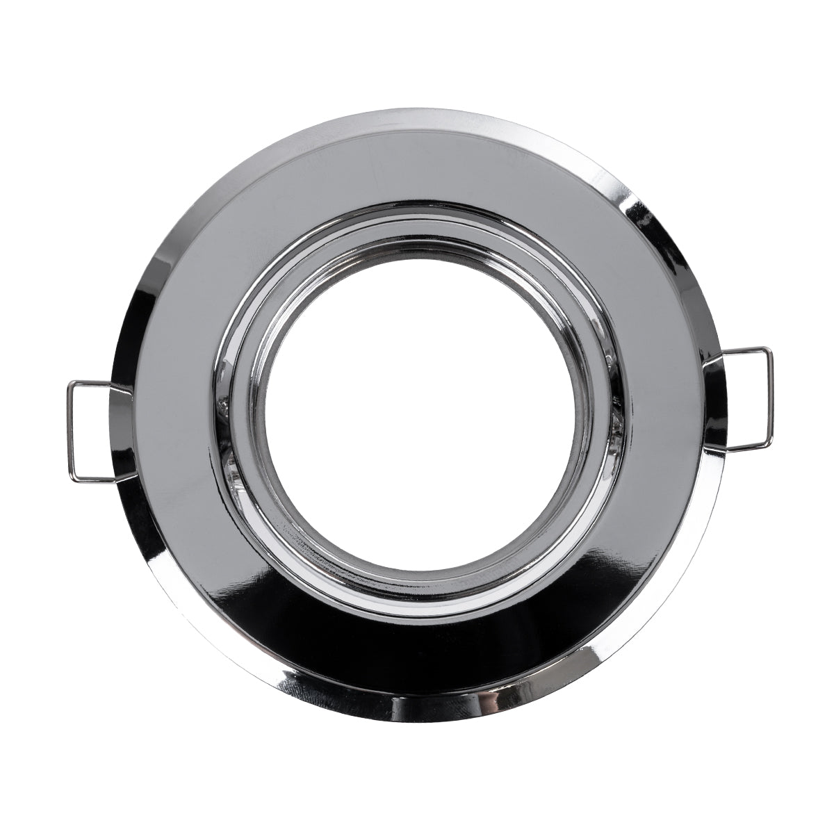 GloboStar® DELTA 77817 Χωνευτό Κινούμενο Στρόγγυλο Σποτ Οροφής για Λάμπα MR16 με Βάση GU5.3 ή GU10 - IP20 - Μεταλλικό - Φ92 x Υ28mm - Ασημί Νίκελ - 5 Χρόνια Εγγύηση - ledmania.gr