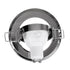 GloboStar® DELTA 77817 Χωνευτό Κινούμενο Στρόγγυλο Σποτ Οροφής για Λάμπα MR16 με Βάση GU5.3 ή GU10 - IP20 - Μεταλλικό - Φ92 x Υ28mm - Ασημί Νίκελ - 5 Χρόνια Εγγύηση - ledmania.gr