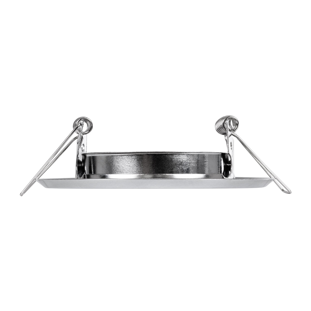 GloboStar® DELTA 77817 Χωνευτό Κινούμενο Στρόγγυλο Σποτ Οροφής για Λάμπα MR16 με Βάση GU5.3 ή GU10 - IP20 - Μεταλλικό - Φ92 x Υ28mm - Ασημί Νίκελ - 5 Χρόνια Εγγύηση - ledmania.gr